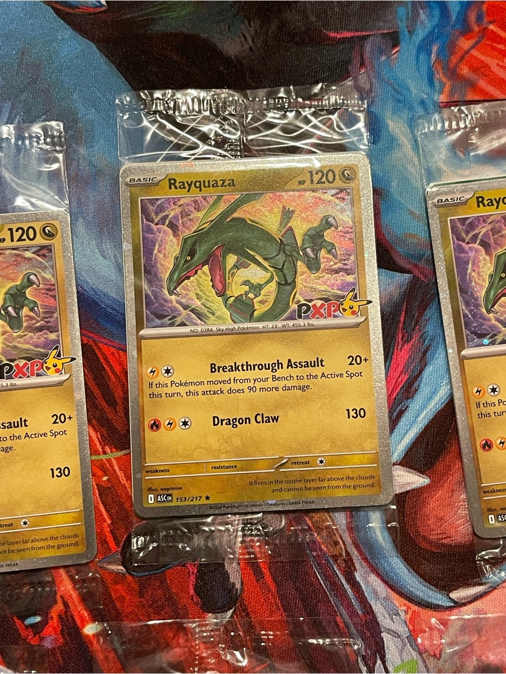 2026 TCG Pokémon XP Worlds Rayquaza PXP Promo Card